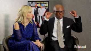 Demi Lovato & L.A. Reid on Britney Spears and Simon Cowell - X-Factor Q&A