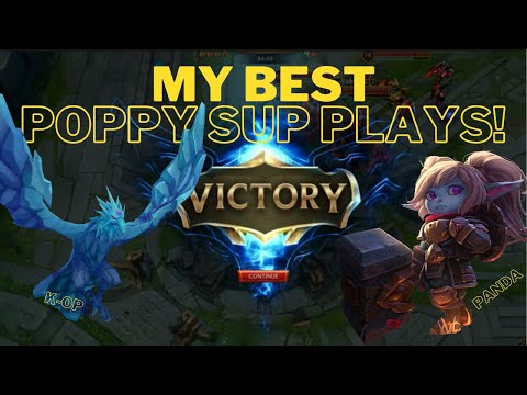 Poppy & Anivia Best Bot Plays! [PANCHILL GAMING]