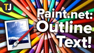 How to Outline Text with Paint NET