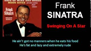 Swinging On A Star Frank Sinatra   Lyrics
