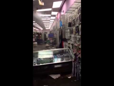 Roof collapse in Soutland Mall
