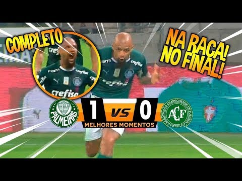 PALMEIRAS VENCE COM GOL NO ÚLTIMO MINUTO| Palmeiras 1x0 Chapecoense Melhores momentos