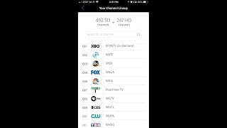 How to find Comcast Xfinity Channel Lineup/ My Account App