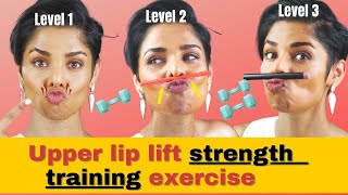 1 LIP EXERCISE 3 Levels of WEIGHT TRAINING your Upper Lip Area