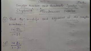 Find the modulus and argument of the complex number 1+2i/1-3i