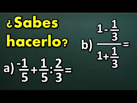 OPERACIONES COMBINADAS CON FRACCIONES DESDE CERO