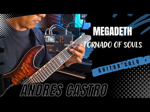 Tornado Of Souls Megadeth Guitar Solo Cover By Andres Castro ​​