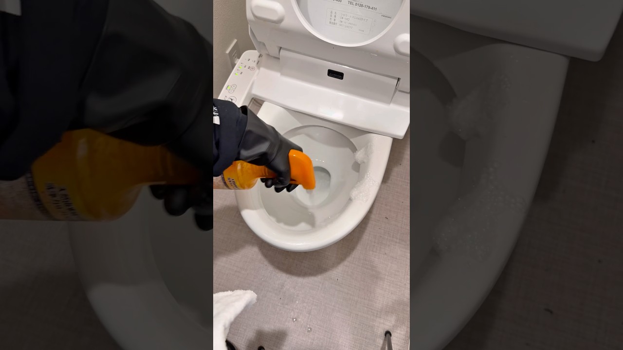 【知人宅の退去掃除〜トイレ掃除編〜】#Cleaning #refrigerator #Washing #asmr#掃除 #掃除術 #トイレ #トイレ掃除 #退去費用