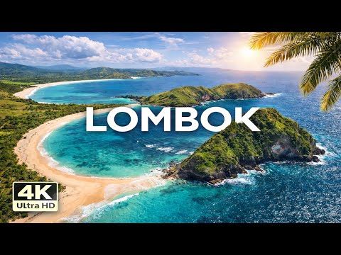 Relaxing 4K Drone Video – Lombok Island | Tropical Nature & Peaceful Views