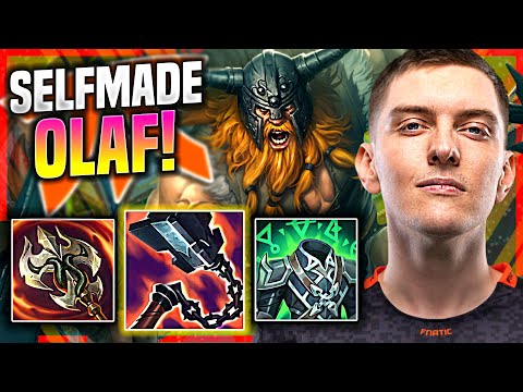 SELFMADE IS SO CLEAN WITH OLAF! - FNC Selfmade Plays Olaf JUNGLE vs Ivern! | Challenger TV