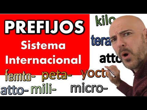 LOS PREFIJOS DEL SISTEMA INTERNACIONAL, S.I. Con ejemplos