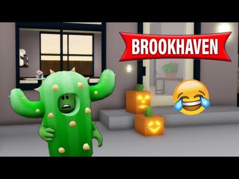 CACTUS HARCELÉ PAR UNE YOUTUBEUSE FOLLE ! BROOKHAVEN RP - ROBLOC