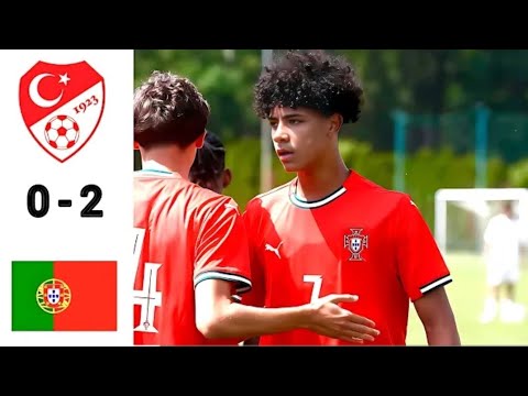 Turkey 0 X 2 Portugal U16.Cristiano Ronaldo Junior🔥 Extended Highlights & All Goals [30_10_2025]
