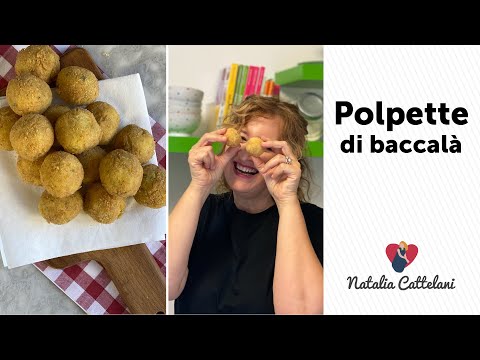 POLPETTE DI BACCALÀ FRITTE O AL FORNO | Ricetta facile e veloce | Natalia Cattelani