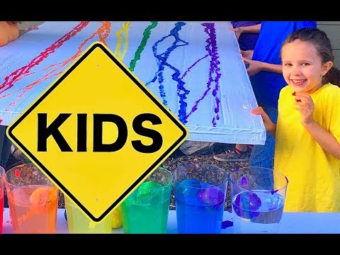 Learn English Colors Rainbow Paint Ball Splash