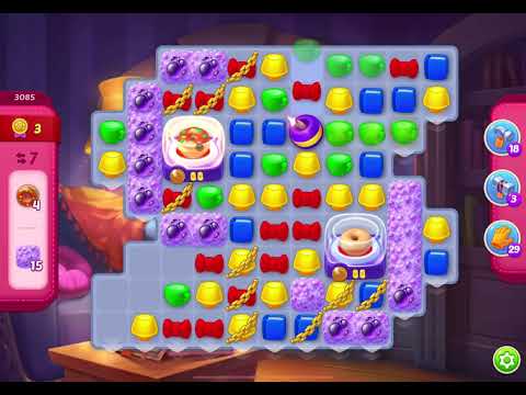 HomeScapes Level 3085 no boosters (14 moves)