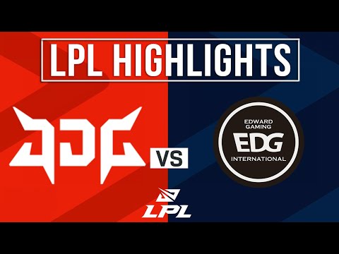 JDG vs EDG Highlights ALL GAMES | LPL 2025 Split 3 Playoffs | JD Gaming vs EDward Gaming