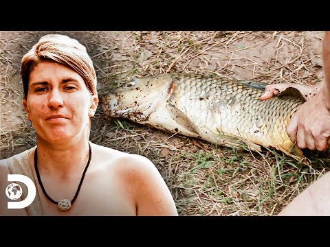 Emily e Lincoln fazem uma boa pesca | Largados e Pelados | Discovery Brasil