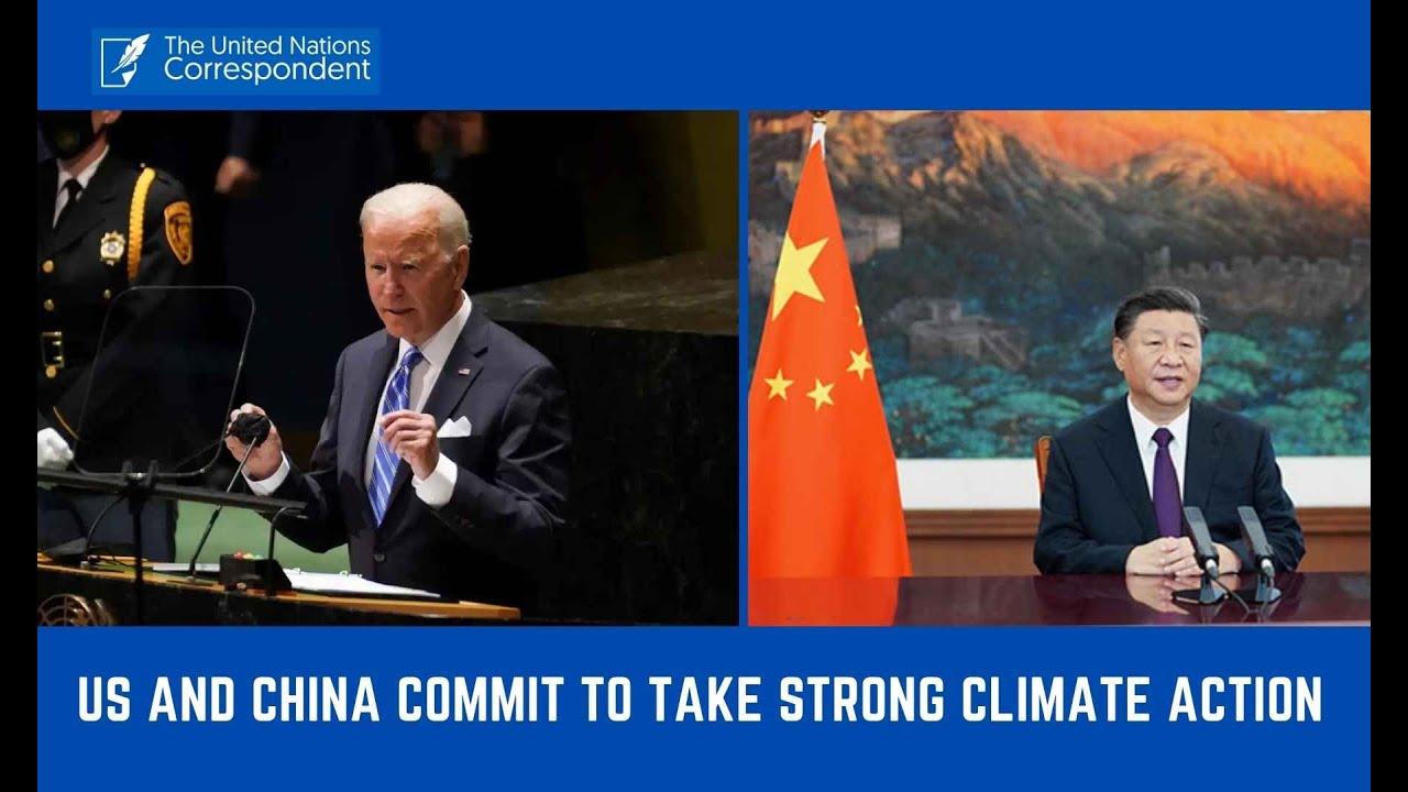 US and China commit to take strong climate action