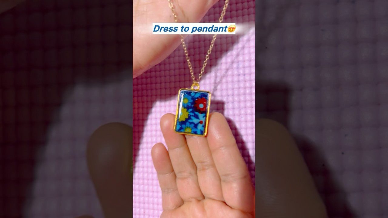Dress to Pendant 💛 | A Memory I Can Wear Everyday 🥹 #shorts