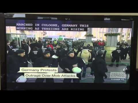 Islamic Refugees celebrate New Year 2016 raping women all over Germany