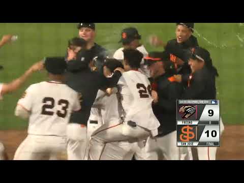 Josuar Gonzalez WALKS IT OFF for the San Jose Giants