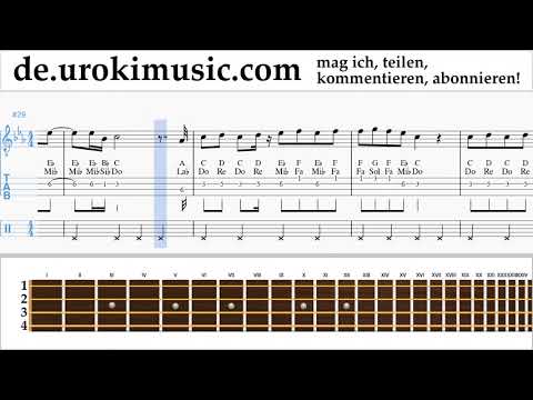 Banjo Lernen (Irischer Tenor) Céline Dion - Ashes - Deadpool 2 Tabulatur um-ih995