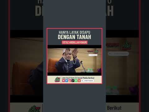 Ustaz Abdullah Khairi - Hanya Layak Disapu Dengan Tanah #shorts
