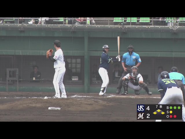 【ファーム】見事な火消し!! マリーンズ・秋山正雲 満塁のピンチで登板し無失点に抑える!! 2025年5月18日 千葉ロッテマリーンズ 対 東京ヤクルトスワローズ