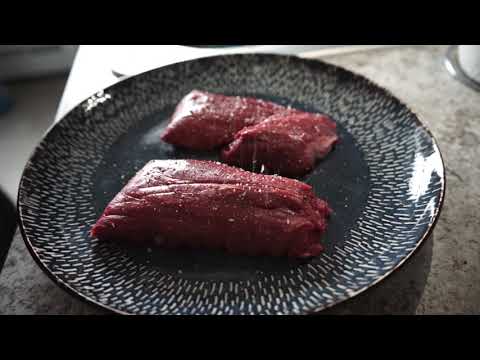 Bryndzove halusky, srncia svieckova a Foie gras (kacacia pecen)