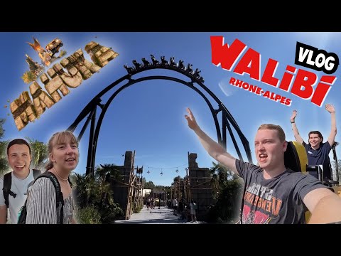 Europe's first single-rail coaster is way too good! Walibi Rhône-Alpes | Vlog #270 | TDF #04