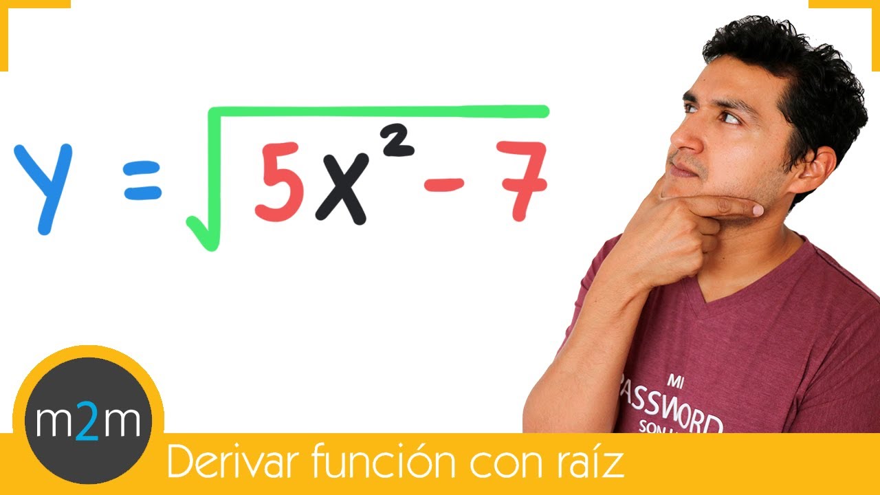 DERIVAR tres veces una FUNCIÓN CON RAÍZ