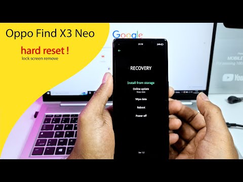 Oppo Find X3 Neo Hard Reset | Screen Lock Remove 🔥