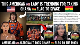 😲 The First Female American 🇺🇸 Astronaut To Go To Space Carried Ghana 🇬🇭 Flag To The Moon
