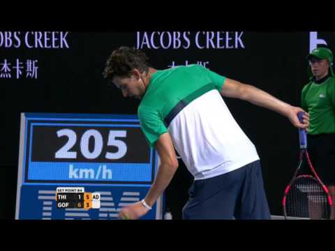 Dominic Thiem v David Goffin highlights (3R) | Australian Open 2016