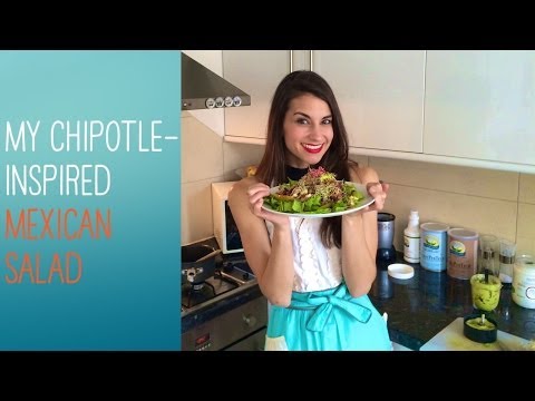 Chipotle inspired Mexican salad