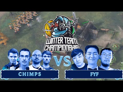2v2 and 3v3 - CHIMPS vs FYF - Winter Team Championship Group A - Age of Empires 4
