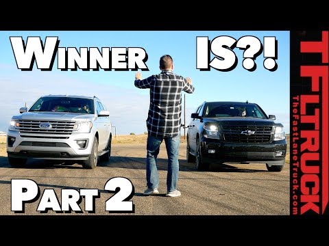 Ford Expedition vs Chevy Suburban: Who Wins The (Not So) Great Race? Part 2 of 2