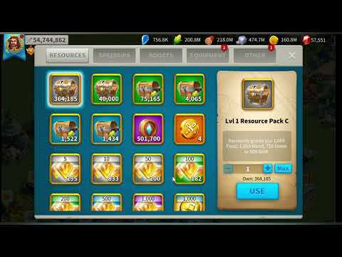 Quick video about collecting KVK rewards after KVK5 victory at 1957  - Rise of Kingdoms (24.12.2021)