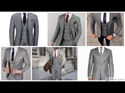 Latest Top 40 Grey Three Piece Suit for Men |2021|...