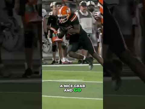 Rockwall's Gederius Epps had 3 defenders bounce right off of him on this TD