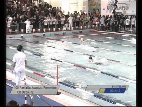 Eliminatorie 1 dei 100 Farfalla  Assoluti Femmine Agonisti - 16 Memorial Chiara Giavi
