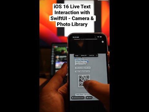 iOS 16 Live Text Interaction with SwiftUI - Camera & Photo Library thumbnail