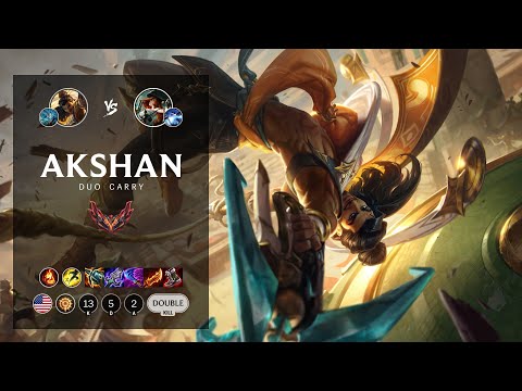 Akshan ADC vs Miss Fortune - NA Grandmaster Patch 12.17