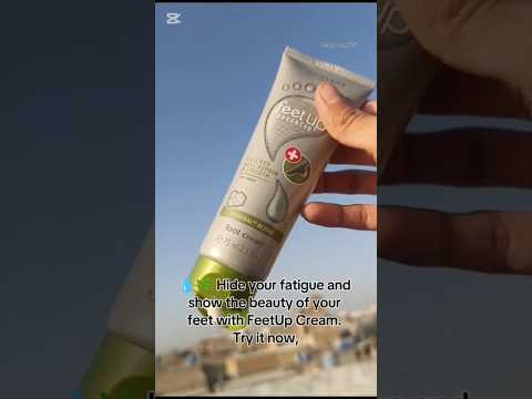 "FeetUp Cream: Soft, Fresh, and Beautiful Feet in Every Step! 🦶✨💖"