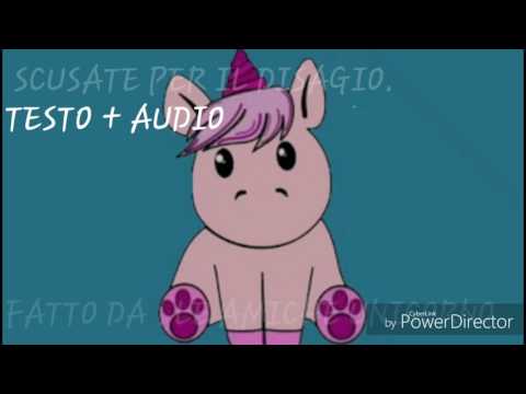 Scusate per il disagio.  testo+audio