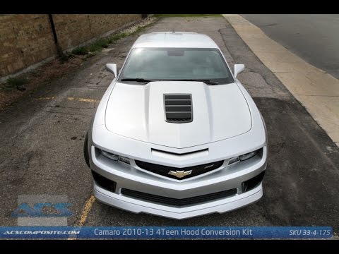 CAMARO 2010-2013 Hood Extractor Conversion