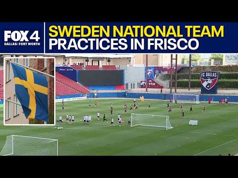 Sweden practices in Frisco ahead of World Cup