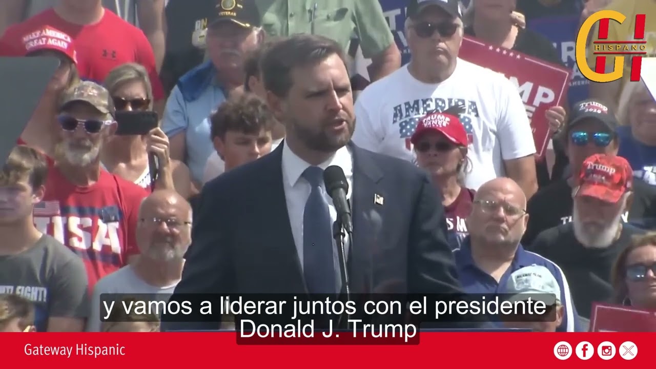 J.D. Vance, Rally en Michigan. - "Vamos a salvar el sueño Americano"
