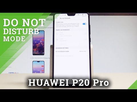 How to Enable Do Not Disturb in HUAWEI P20 Pro - DND Settings |HardReset.Info